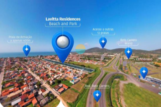 Apartamento à venda com 3 quartos, sendo 1 suíte aprox. 400M da Praia da Armação em Penha/SC. Ref. 500
