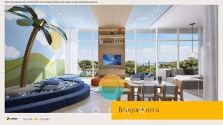 Viver de frente para o mar ganha outro significado no Vetter | Sunny Island. Apartamento com 122,8 m², face norte, ambientes amplos e uma vista incrível para o mar.