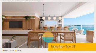 Viver de frente para o mar ganha outro significado no Vetter | Sunny Island. Apartamento com 122,8 m², face norte, ambientes amplos e uma vista incrível para o mar.