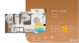 APARTAMENTO SEMI MOBILIADO A VENDA AO LADO DO BETO CARRERO