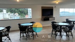 Apartamento mobiliado com ampla vista para o mar no Quilombo