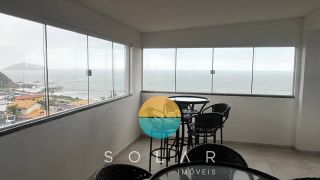 Apartamento mobiliado com ampla vista para o mar no Quilombo