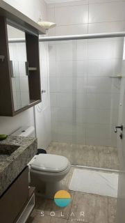 Apartamento mobiliado com ampla vista para o mar no Quilombo