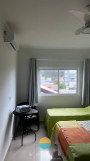 Apartamento mobiliado com ampla vista para o mar no Quilombo