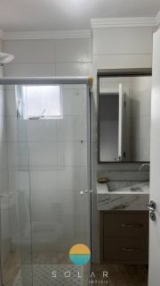 Apartamento mobiliado com ampla vista para o mar no Quilombo