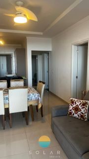 Apartamento mobiliado com ampla vista para o mar no Quilombo