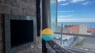 Apartamento mobiliado com ampla vista para o mar no Quilombo