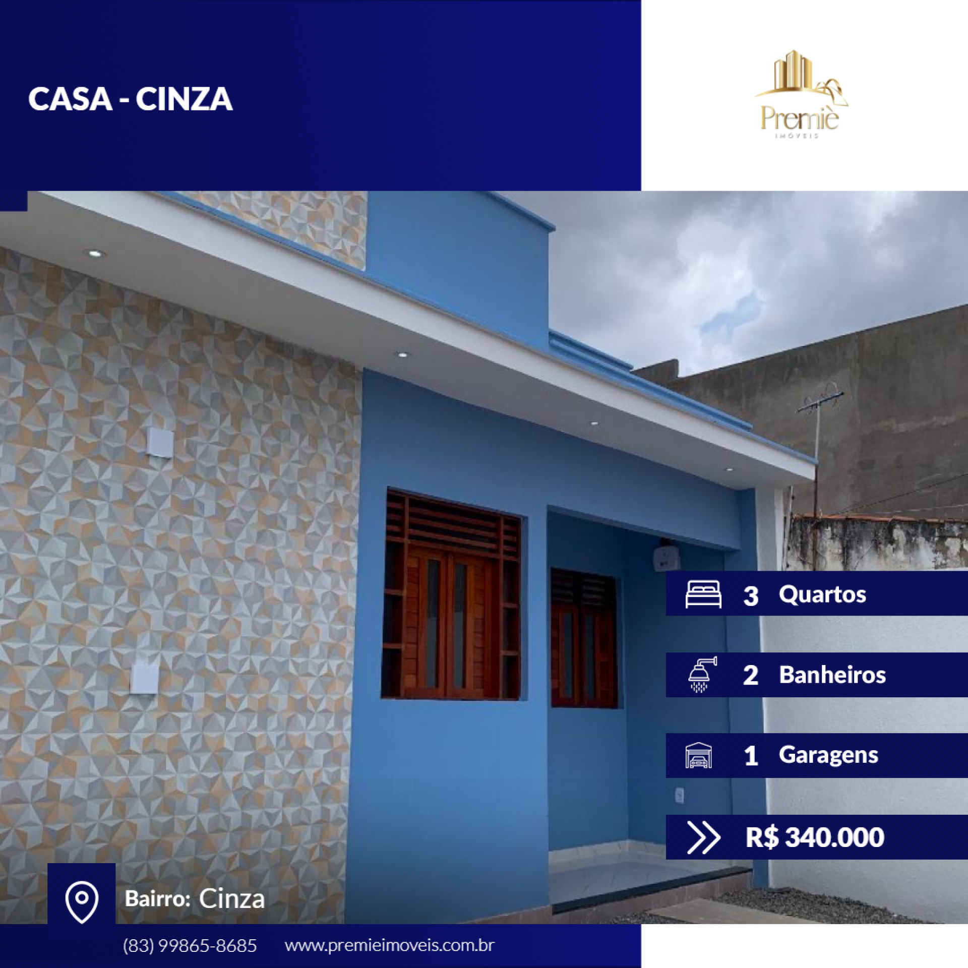 CASA - CINZA