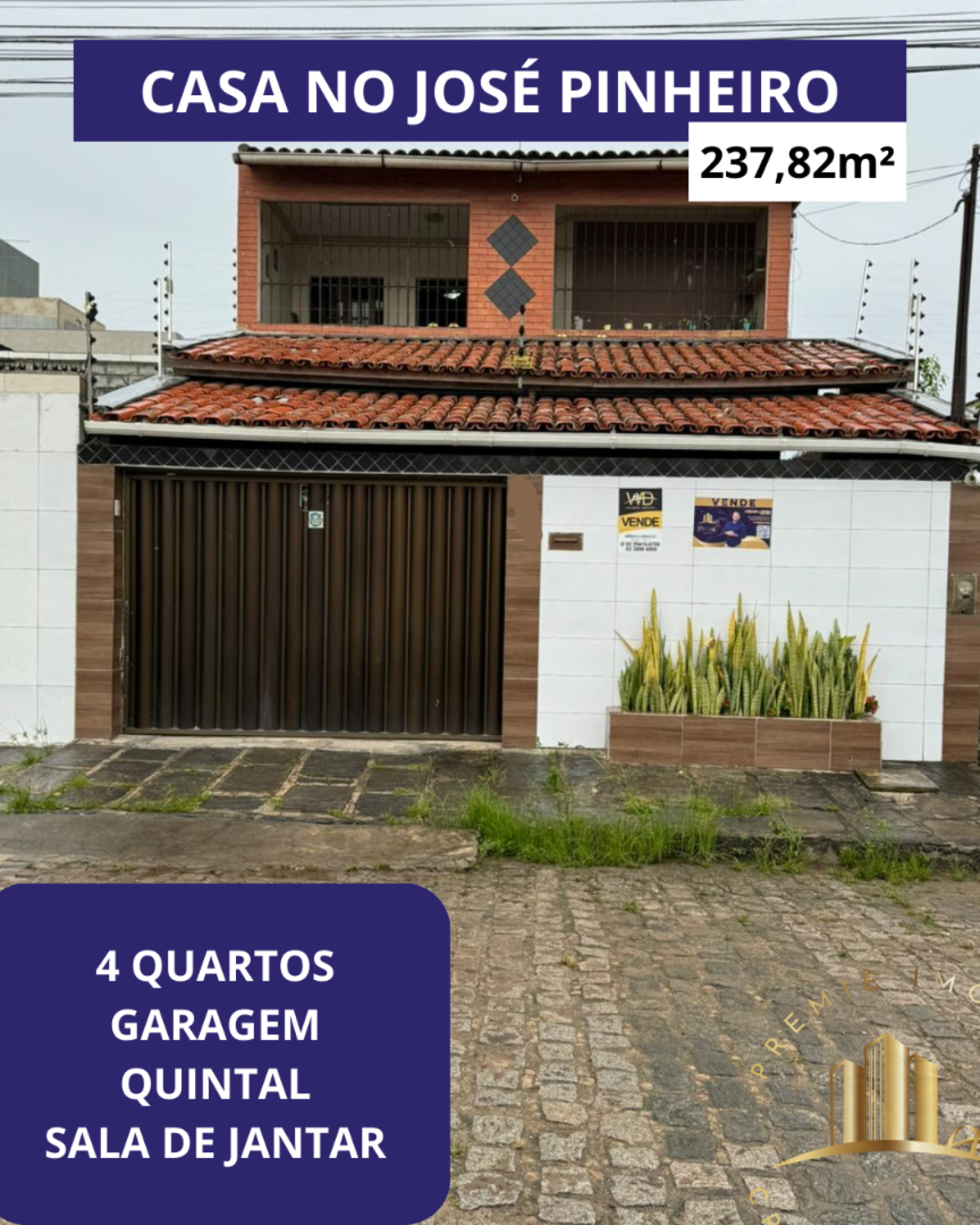 CASA A VENDA - JOSÉ PINHEIRO