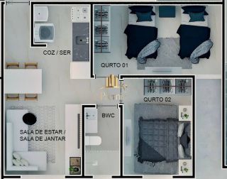 APARTAMENTO CRUZEIRO