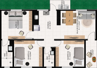 Linha Confort - Planta 03