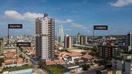 Apartamento à venda com 3 quartos, sendo 2 suítes no bairro Jardim Tavares em Campina Grande