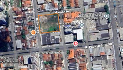 Terreno à venda no bairro Liberdade em Campina Grande