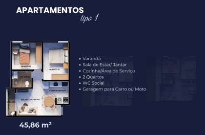 Apartamento à venda com 2 quartos e varanda no bairro Jardim Tavares em Campina Grande