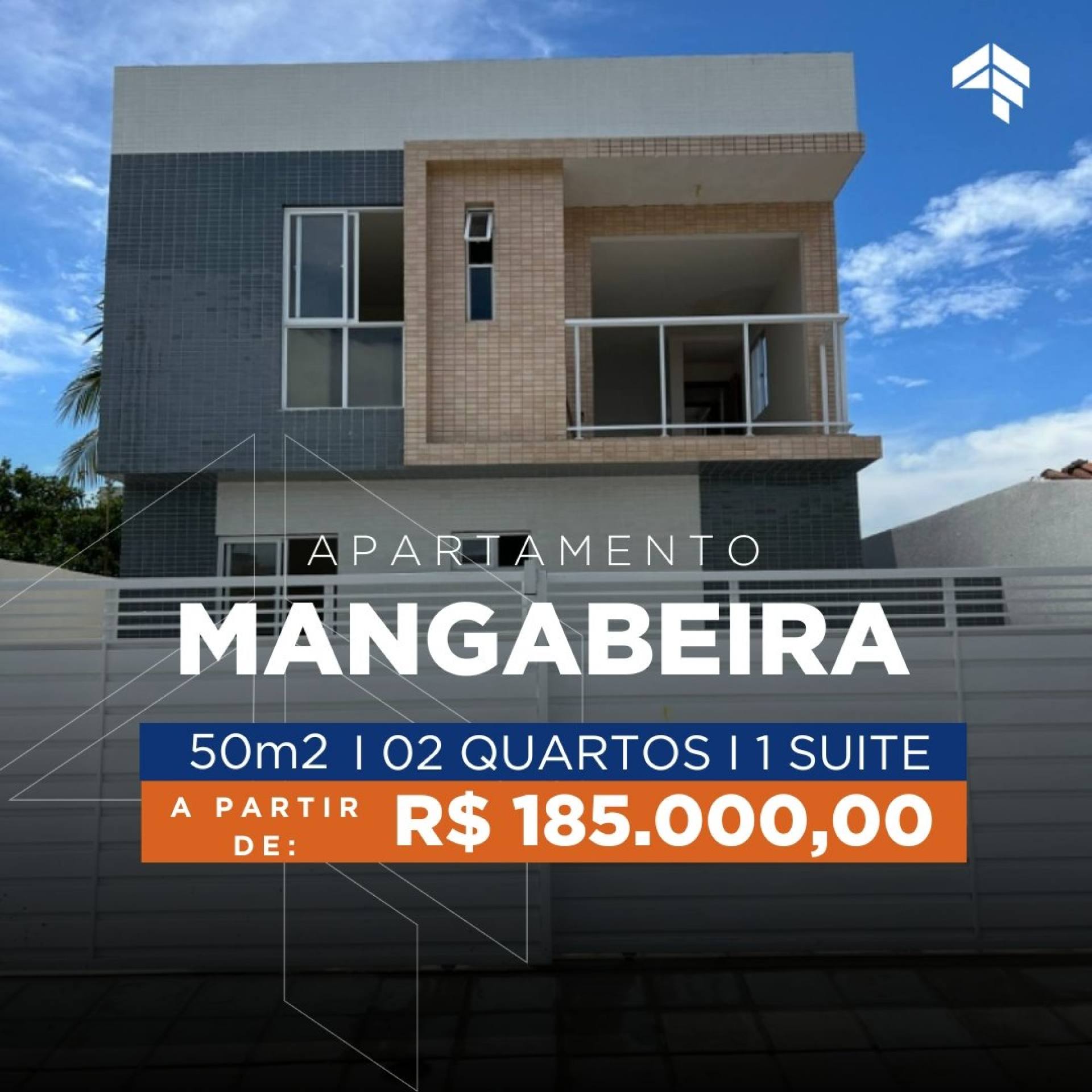 Apartamento Para Vender com 2 quartos sendo 1 suíte, a partir de R$ 185.000,00 no bairro Mangabeira em João Pessoa