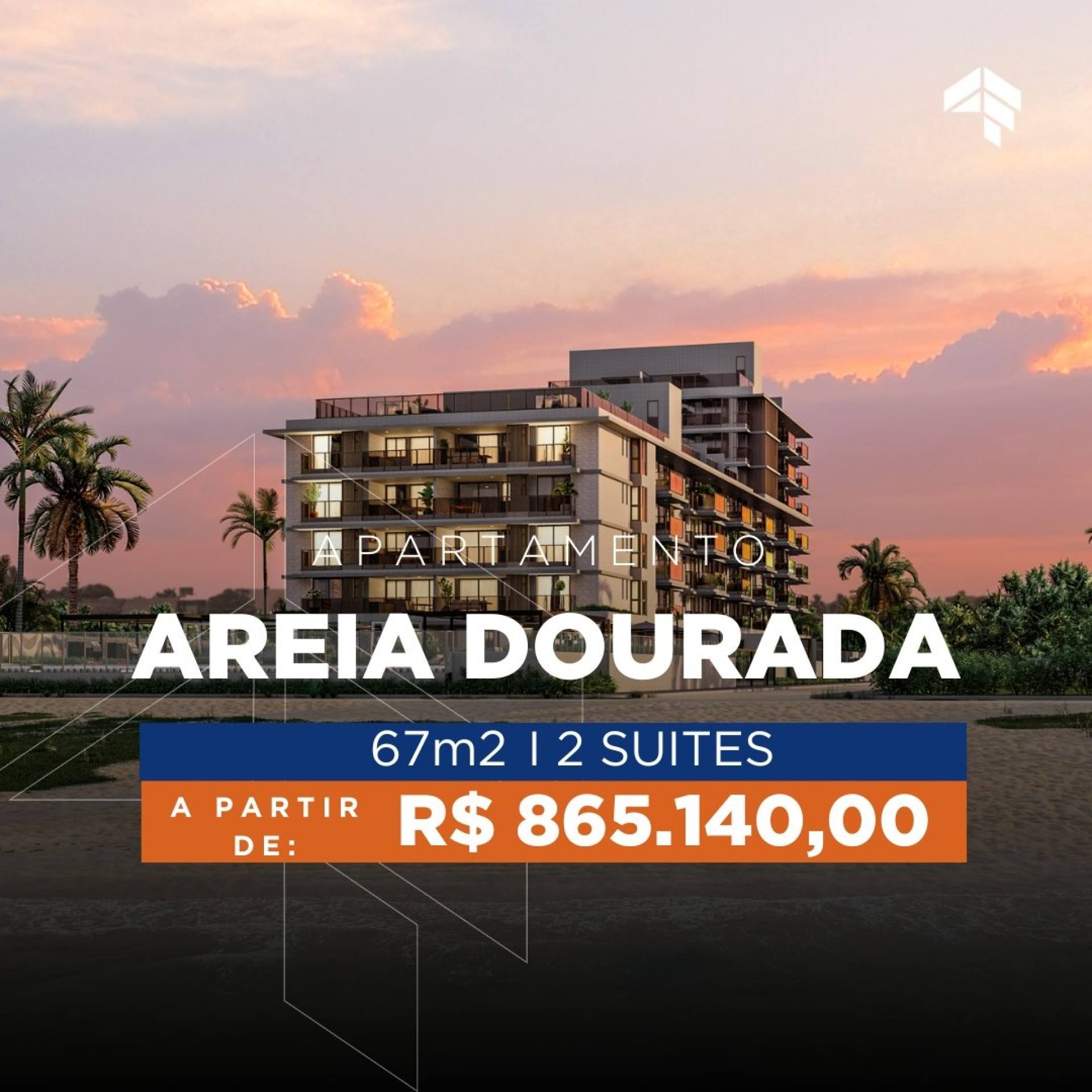 Apartamento Beira-Mar à venda, Praia Formosa, Cabedelo-PB
