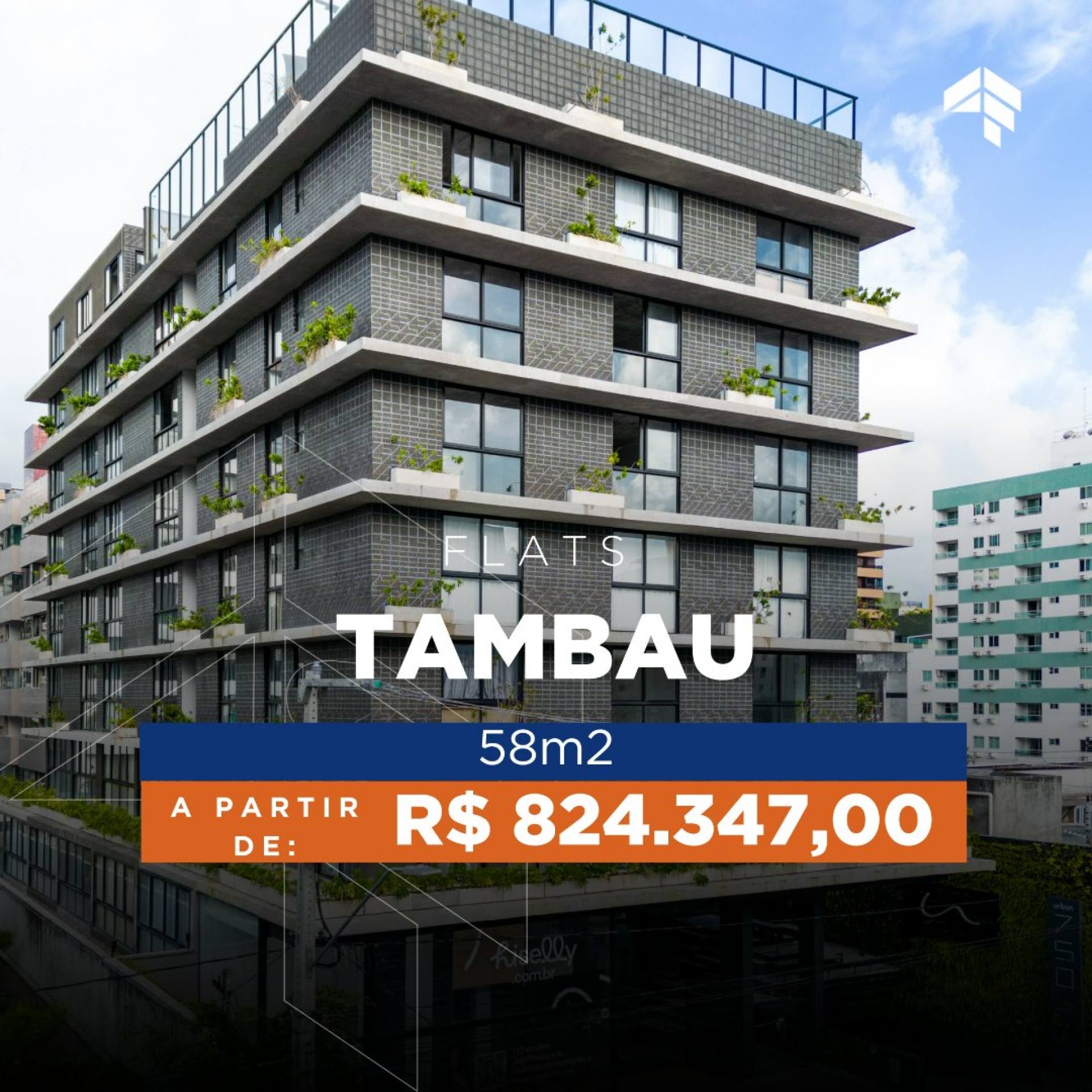 Flat Para Vender no bairro Tambaú em João Pessoa