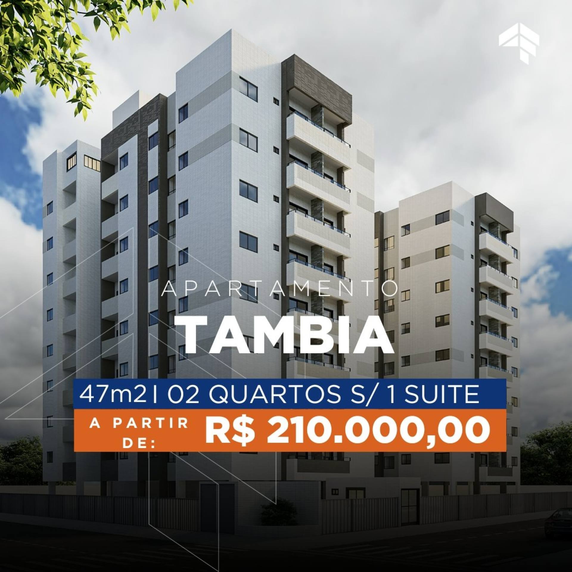 Apartamentos Novos no Centro/Tambiá, perto de tudo, em Joao Pessoa