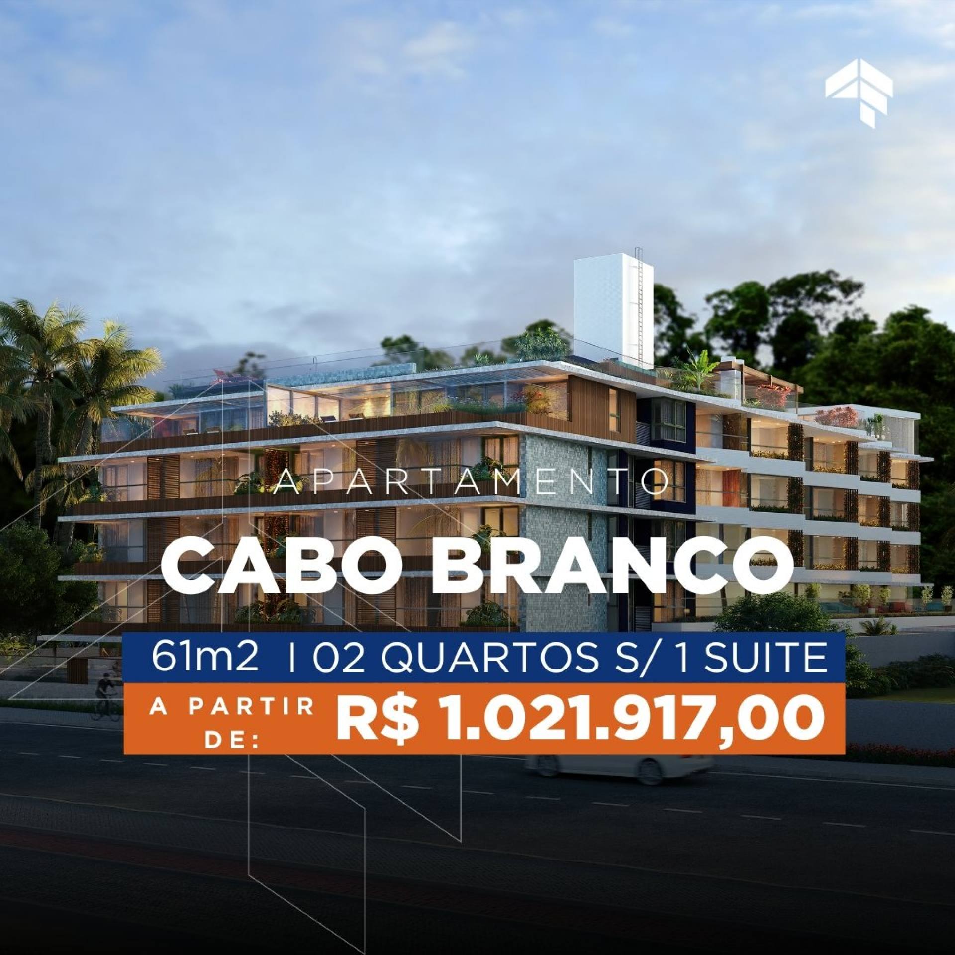 Apartamento Beira Mar no CABO BRANCO