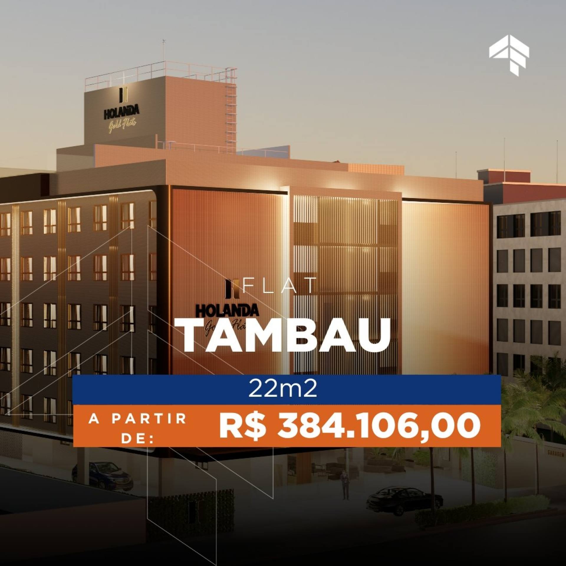 Flat Para Vender no bairro Tambaú em João Pessoa