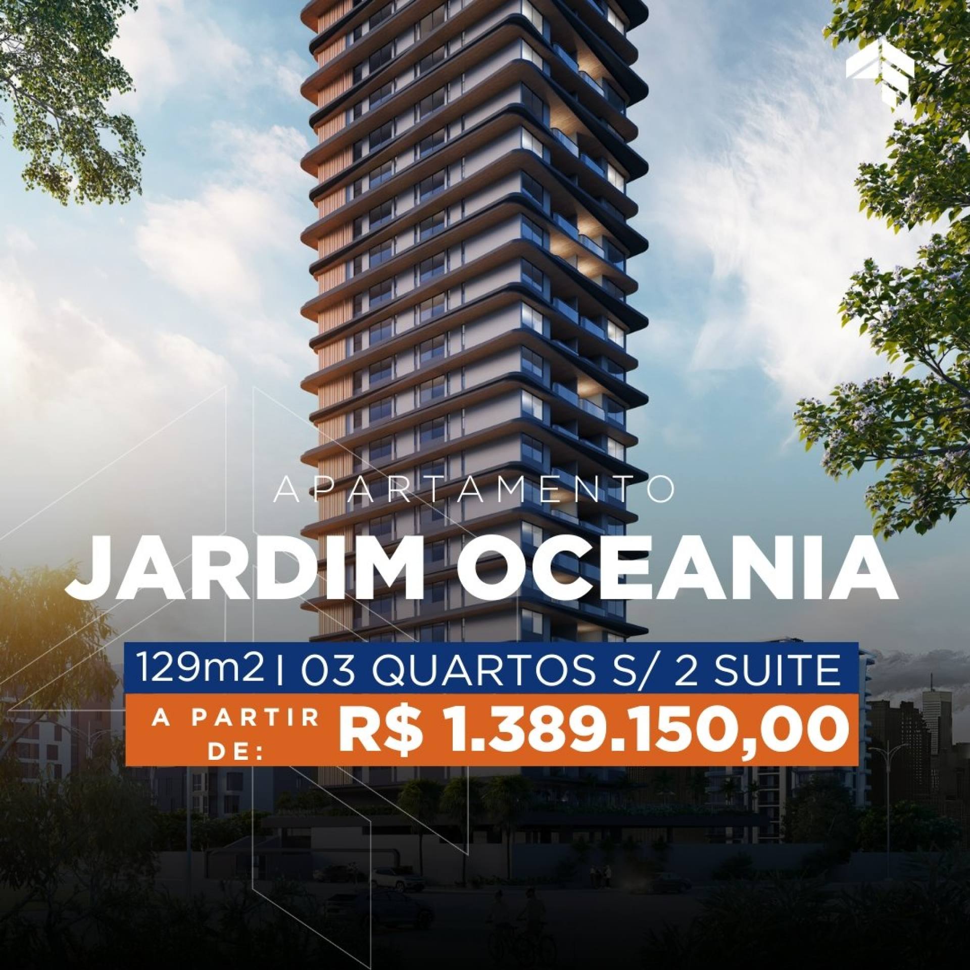 Apartamento Para Vender com 3 suítes no bairro Jardim Oceania em João Pessoa