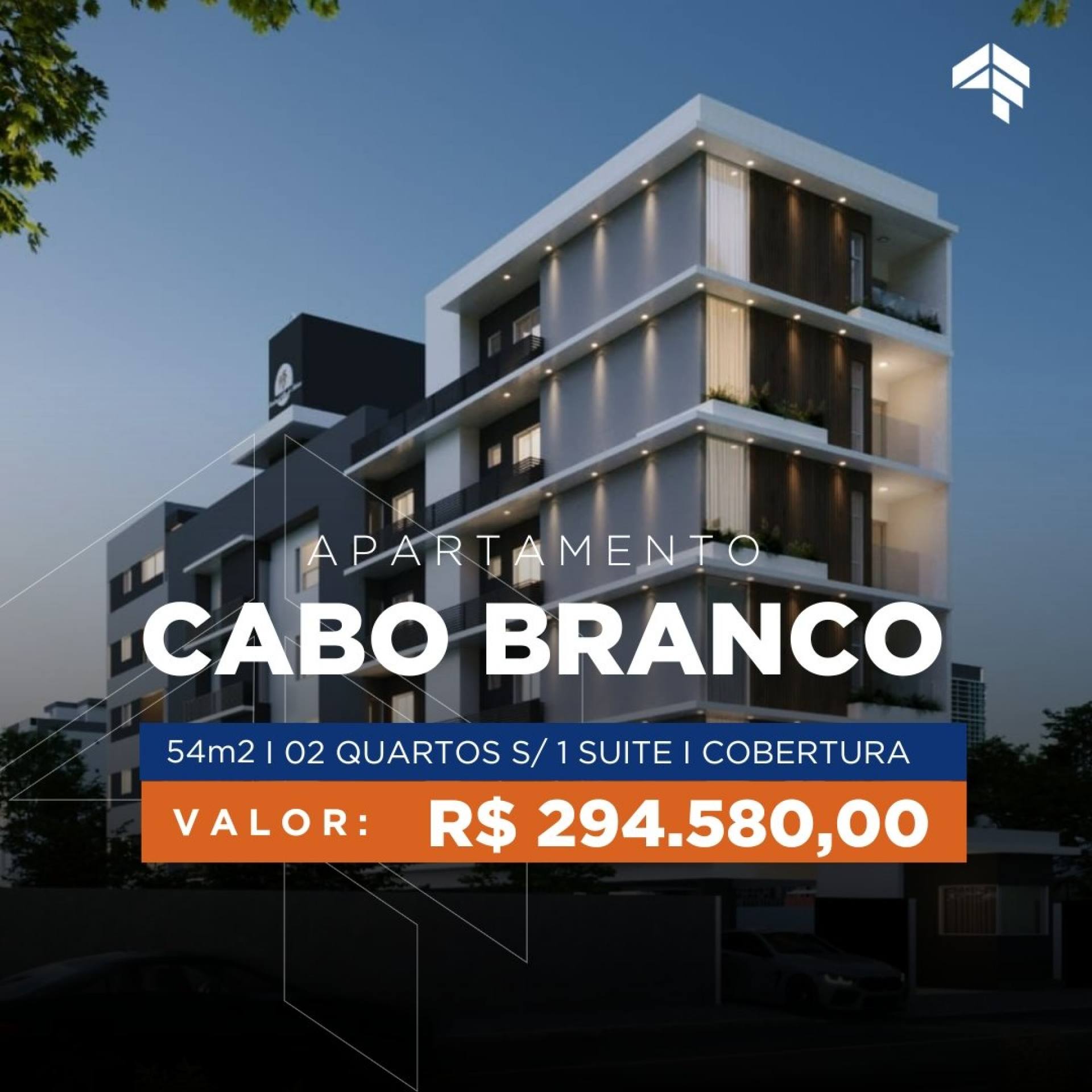 Apartamento/Cobertura Para Vender com 2 ou 3 quartos no bairro Altiplano Cabo Branco em João Pessoa