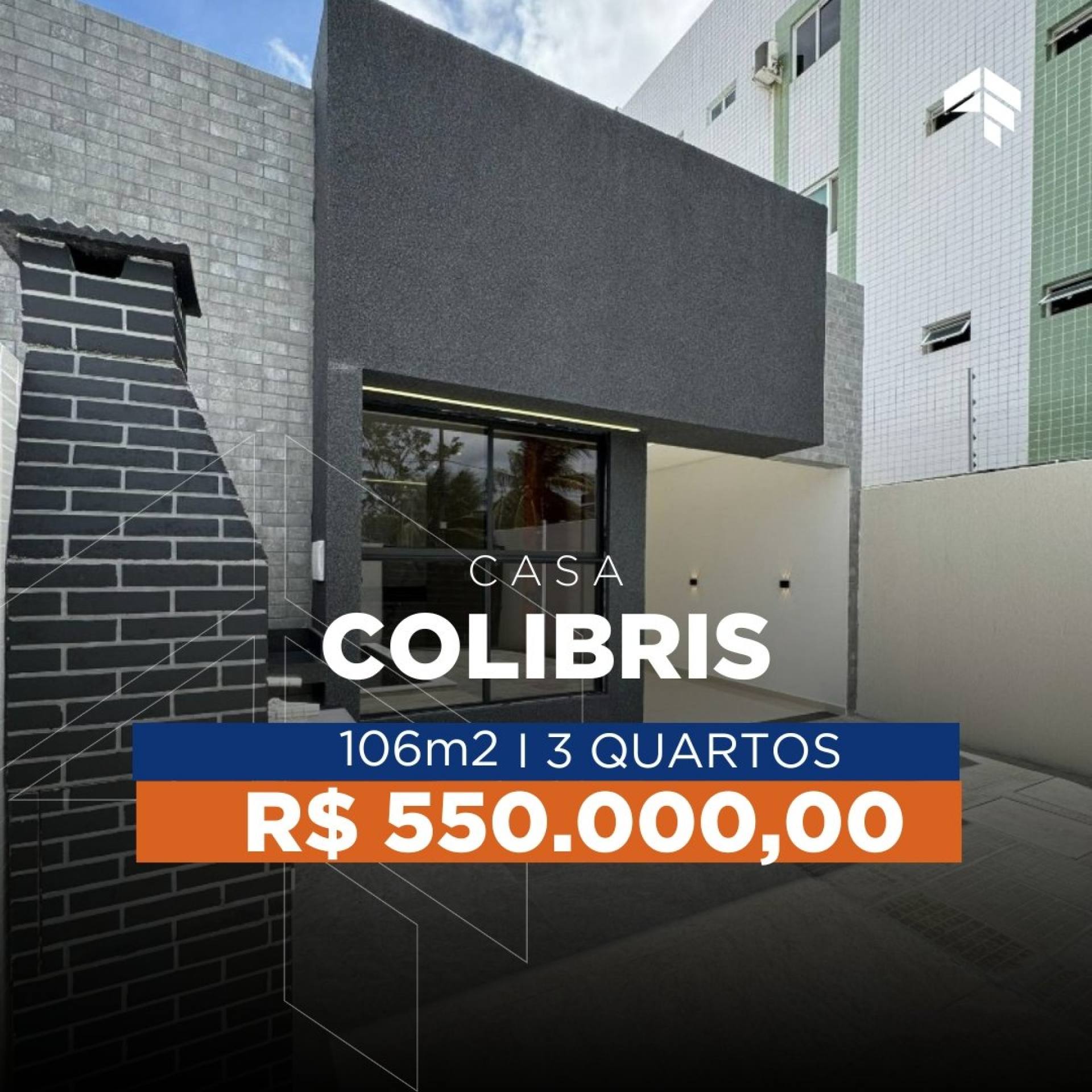 Casa Para Vender com 3 quartos no bairro Cidade dos Colibris em João Pessoa