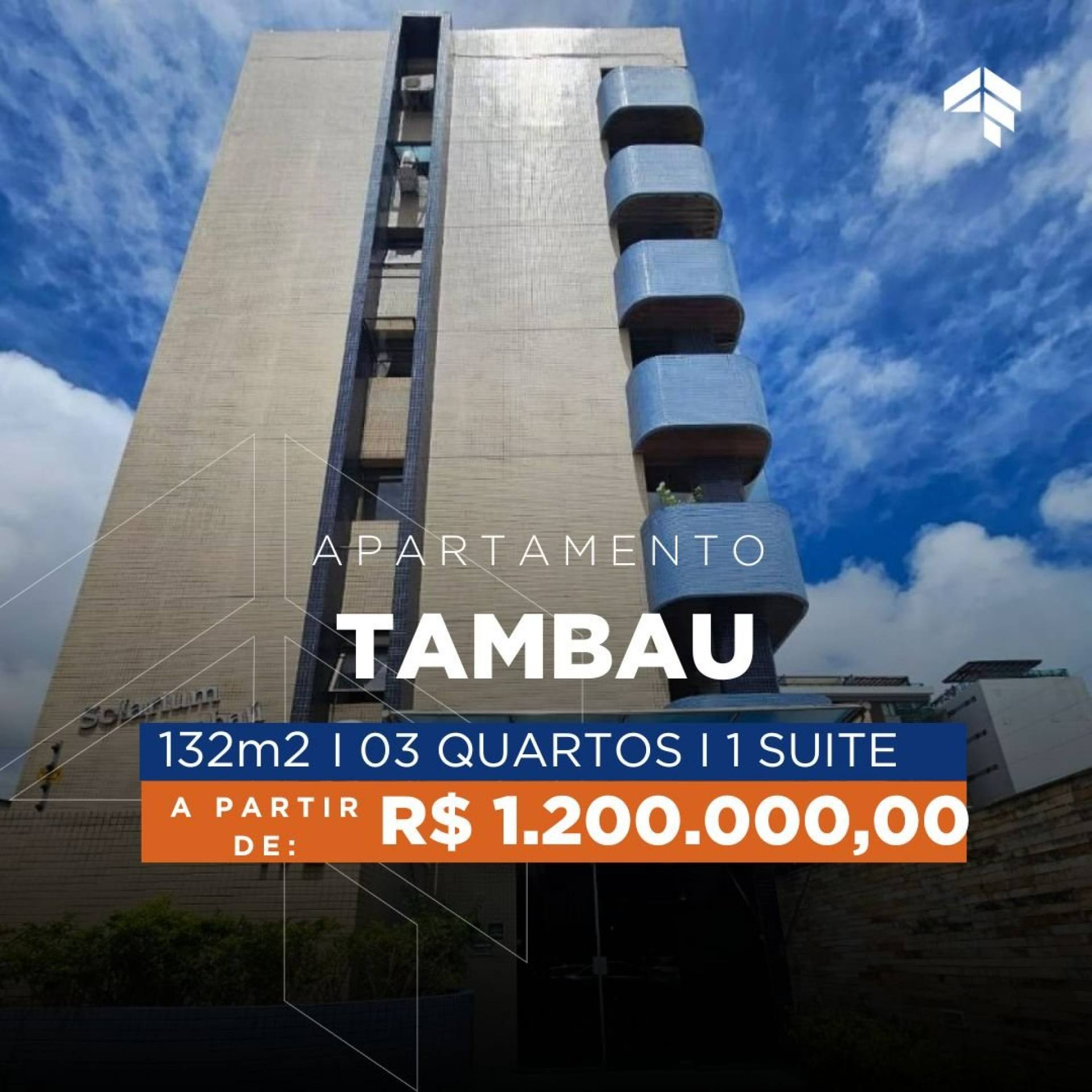 OPORTUNIDADE EM TAMBAÚ! APARTAMENTO COM 132 M², À 150 METROS DA ORLA DE TAMBAÚ
