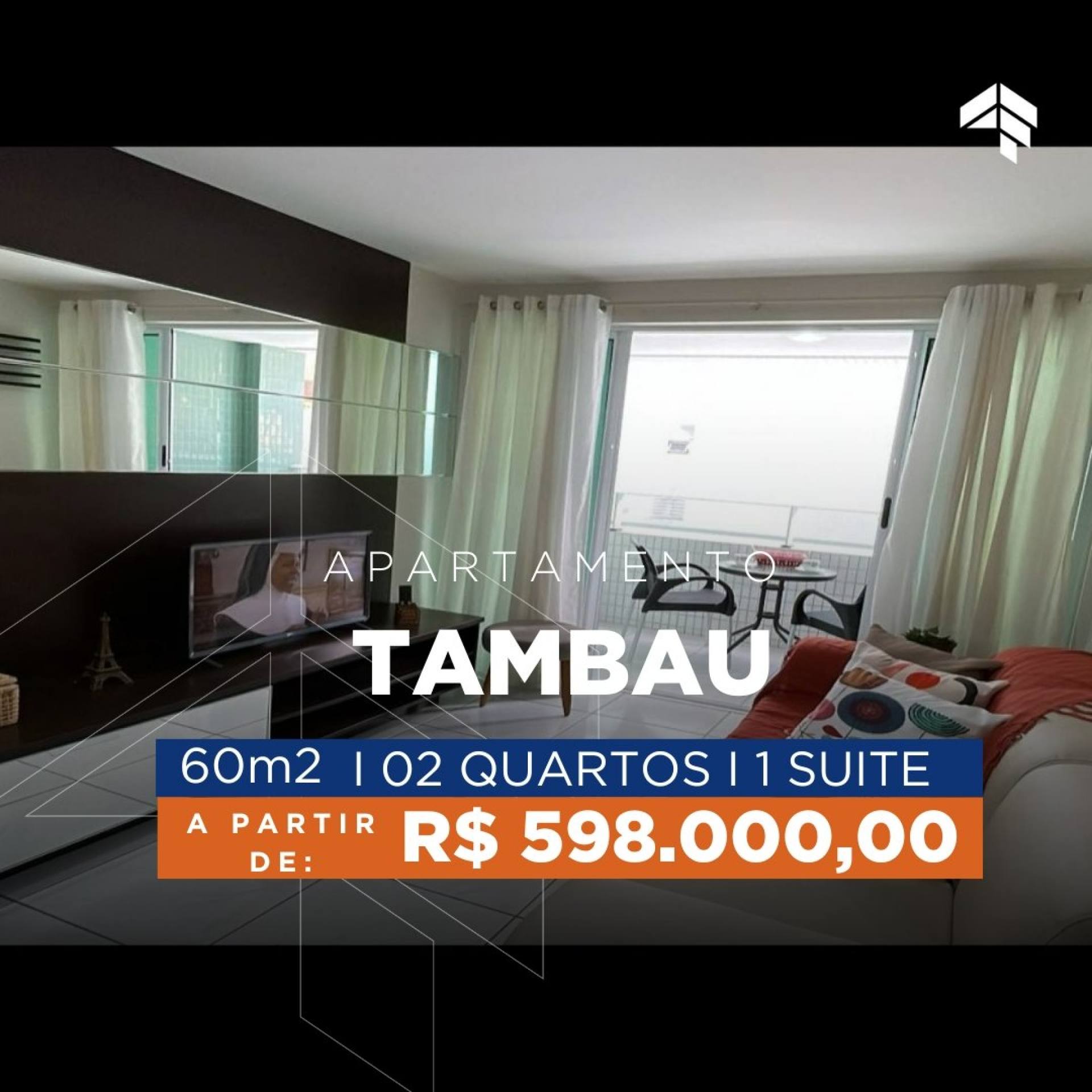 APARTAMENTO TODO MOBILIADO EM TAMBAÚ!