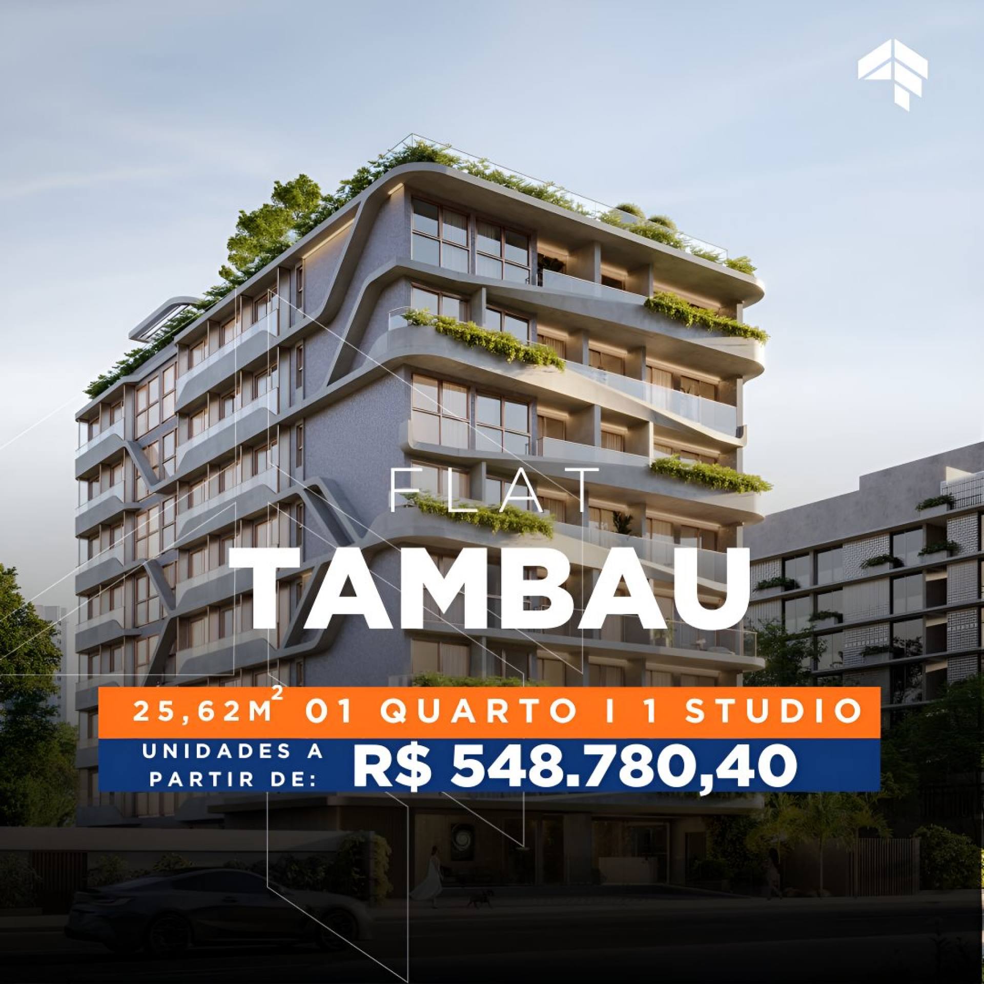 Studio Para Vender no bairro Tambaú em João Pessoa