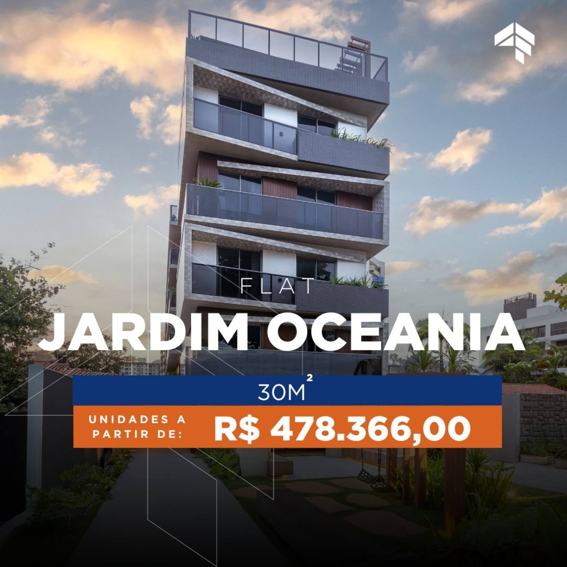 Flat Para Vender no bairro Jardim Oceania em João Pessoa