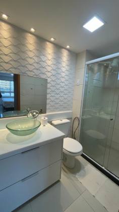 Apto todo mobiliado, 2 quartos, 60m do mar Jardim Oceania, Joao Pessoa
