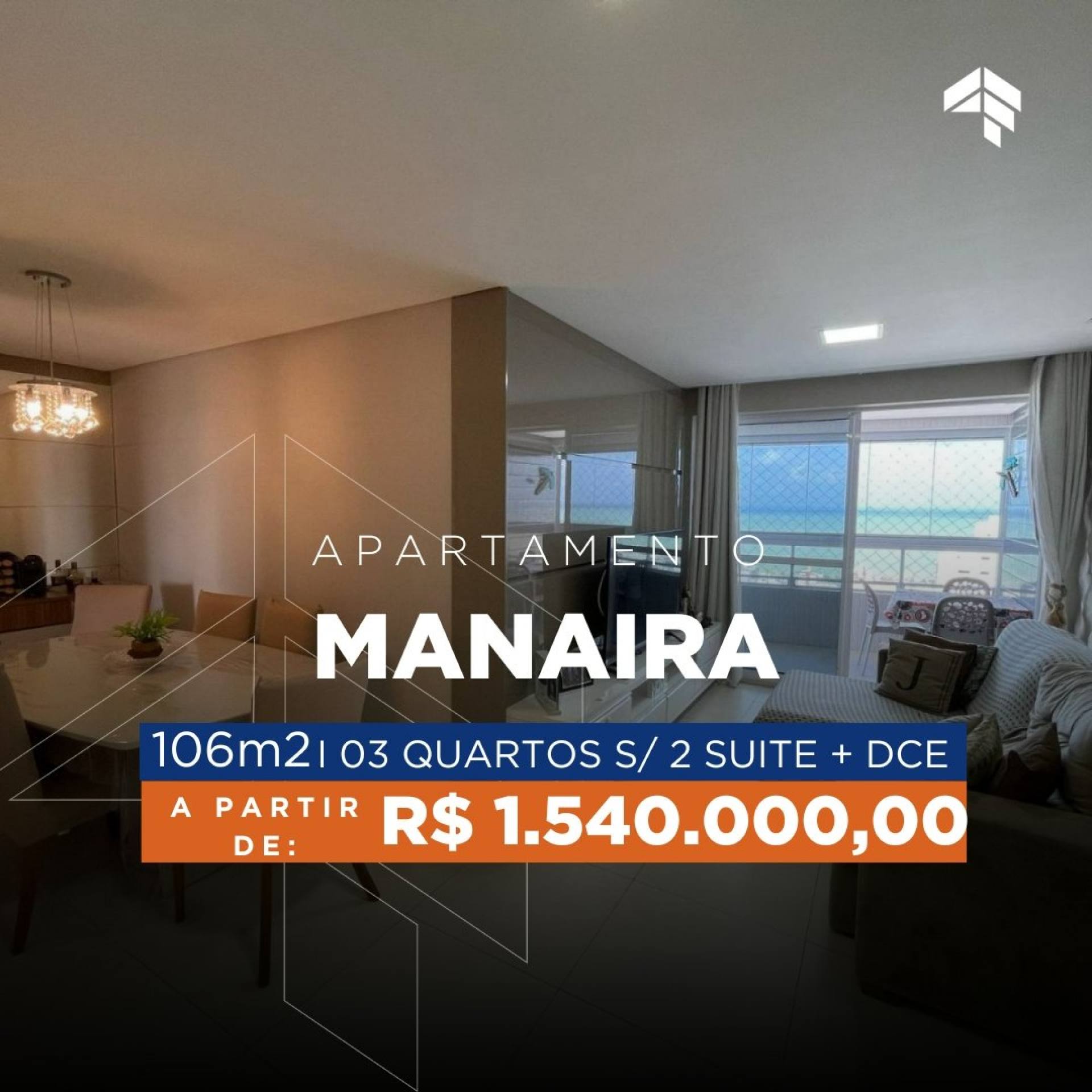 Excelente Apartamento todo ambientado, 3 Quartos s/ 2 suítes + Dce, maior clube de lazer de Manaira, Joao Pessoa