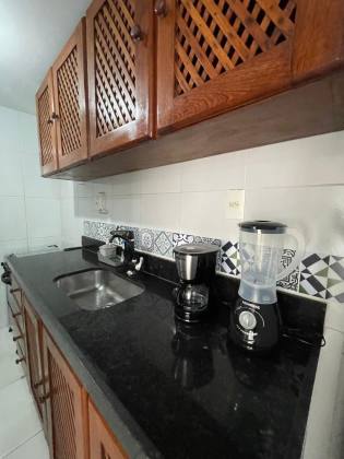 Lindo Apartamento Garden a beira mar, todo mobiliado, 2 quartos sendo 1 suite, Jardim Oceania