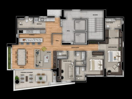 Exclusividade e Sofisticação na Praia de Tambaú – 1 por andar com 145m²!