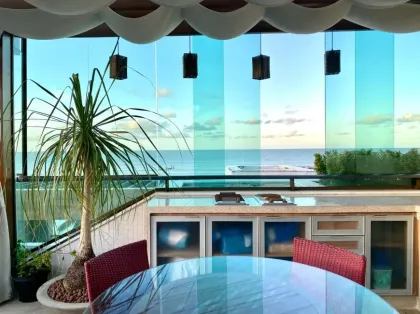 APARTAMENTO FRENTE MAR DO CABO BRANCO, TIPO COBERTURA DUPLEX, composto de 02 (dois) Área Total Privativa de 143,65 m2