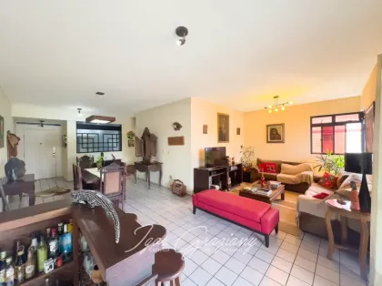 Oportunidade!  Apartamento para venda com 157m² sendo 3 qtos com 02 suítes + DCE no Aeroclube - JP
