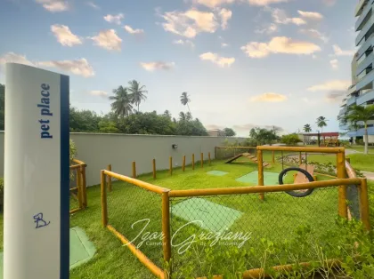 Para vender!  Pé na Areia, apartamento com 02 qtos s/01 suíte com lazer completo!