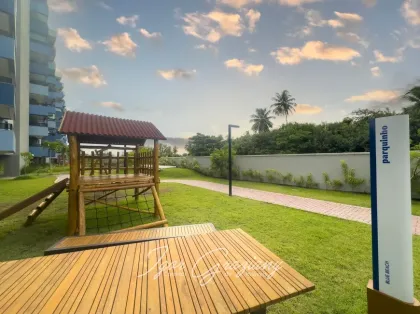 Para vender!  Pé na Areia, apartamento com 02 qtos s/01 suíte com lazer completo!