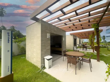 Para vender!  Pé na Areia, apartamento com 02 qtos s/01 suíte com lazer completo!