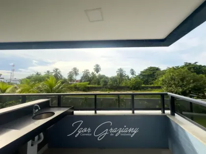 Para vender!  Pé na Areia, apartamento com 02 qtos s/01 suíte com lazer completo!