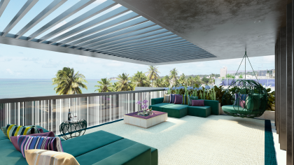 Repasse de Flat no desejado Setai Sandro Barros - a beira mar - Cabo Branco - Joao Pessoa