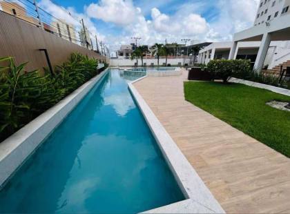 Apartamento 2 Quartos Mobiliado, Andar Alto e Lazer de Clube – Bancarios, Joao Pessoa