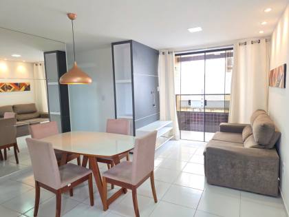 ALUGA  APARTAMENTO TODO MOBILIADO , COM 2 QUARTOS S/ 1 SUÍTE NO BAIRRO DOS BANCARIOS.