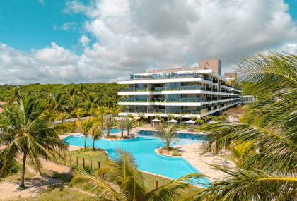 Viva o Beira-Mar | Apê Ambientado com 2 Quartos | Lazer de resort