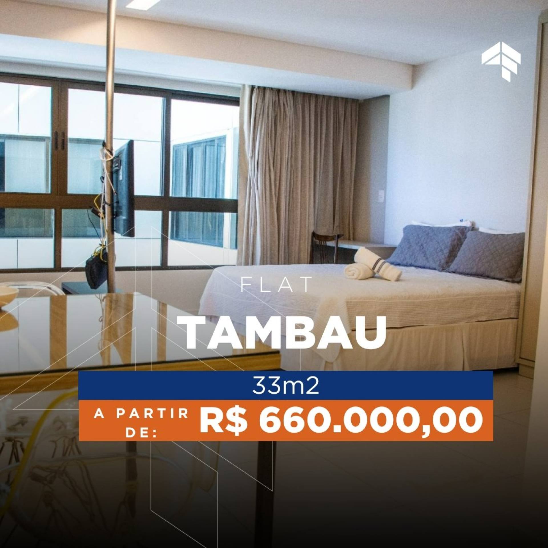Apartamento Para Vender ALTO PADRÃO com 1 quarto no bairro Tambau em Joao Pessoa Paraiba