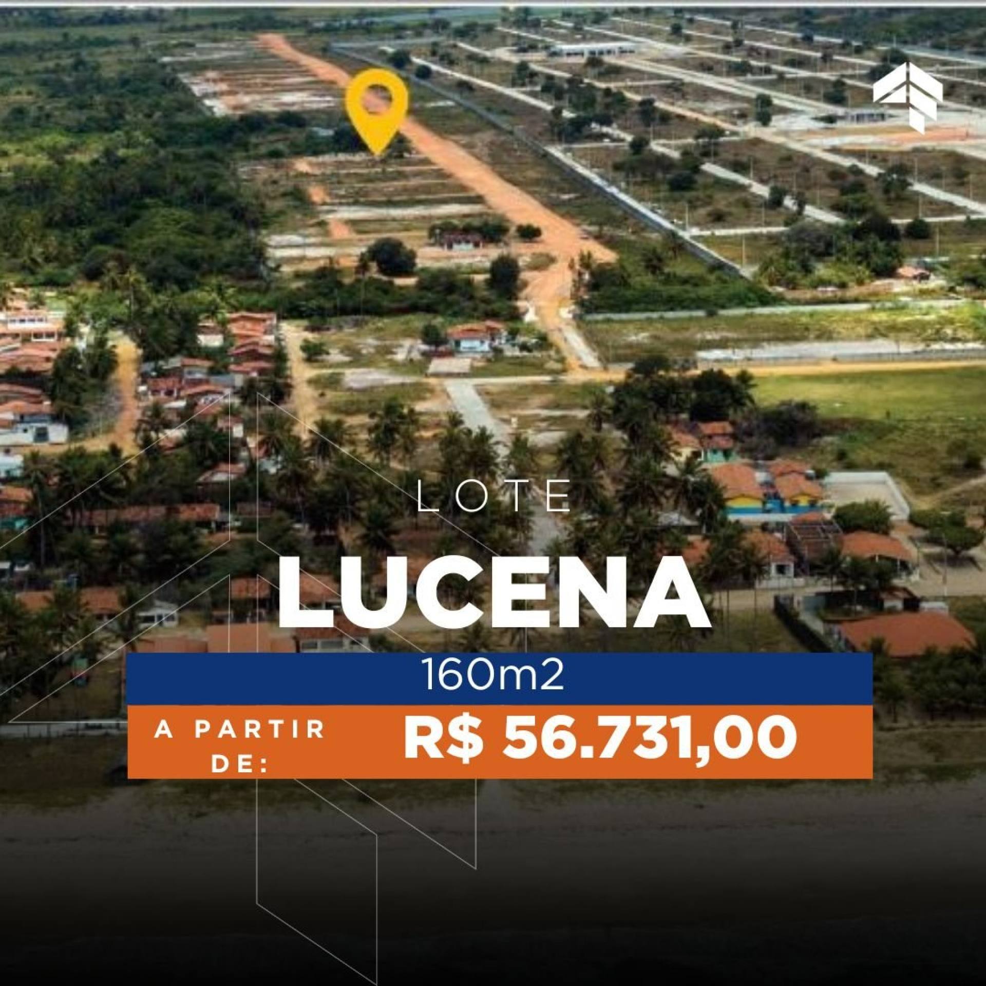 Terreno à venda, 160 m² por R$ 56.731,00 - Centro - Lucena/PB