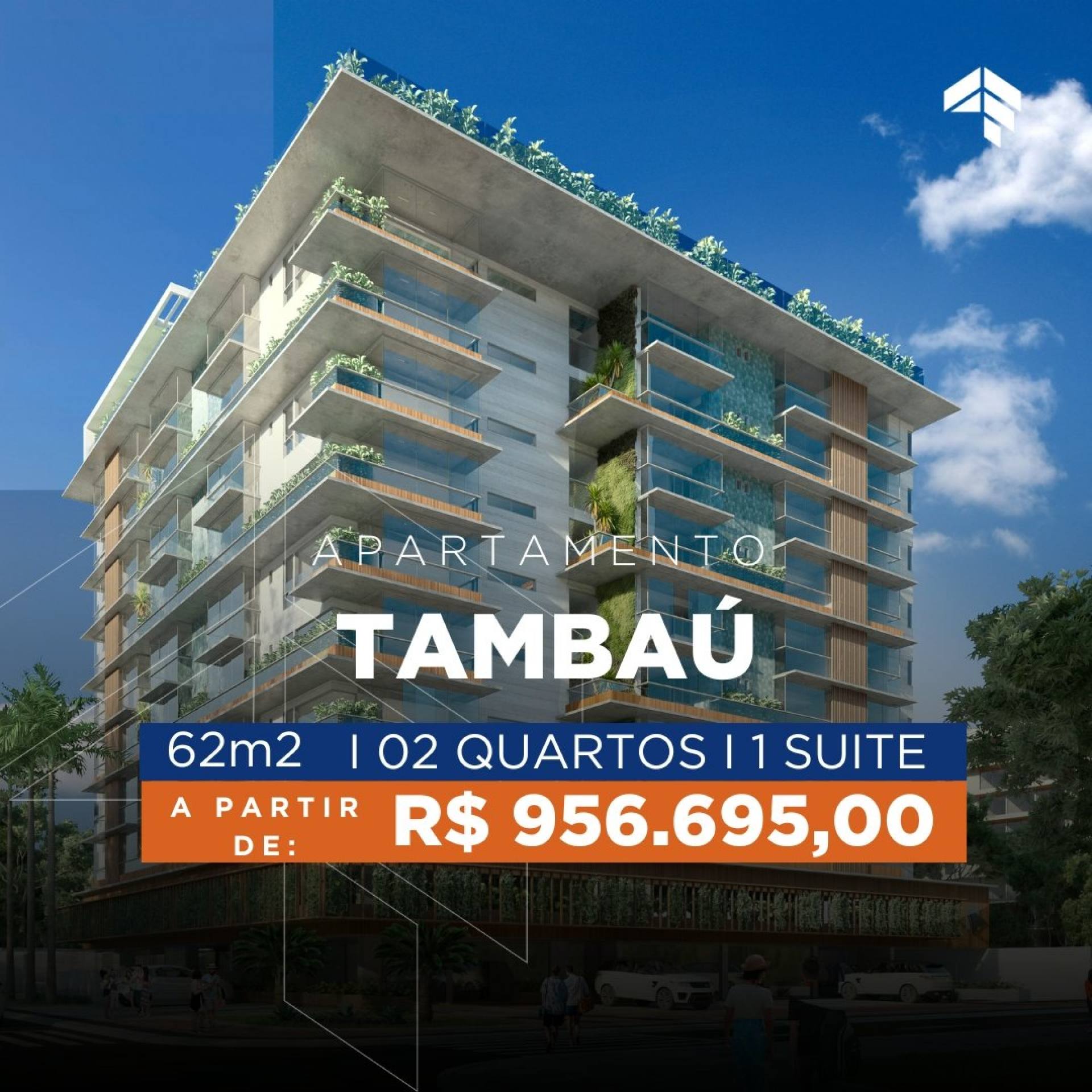 Apartamento com 2 Quartos à venda em Tambaú - João Pessoa/PB