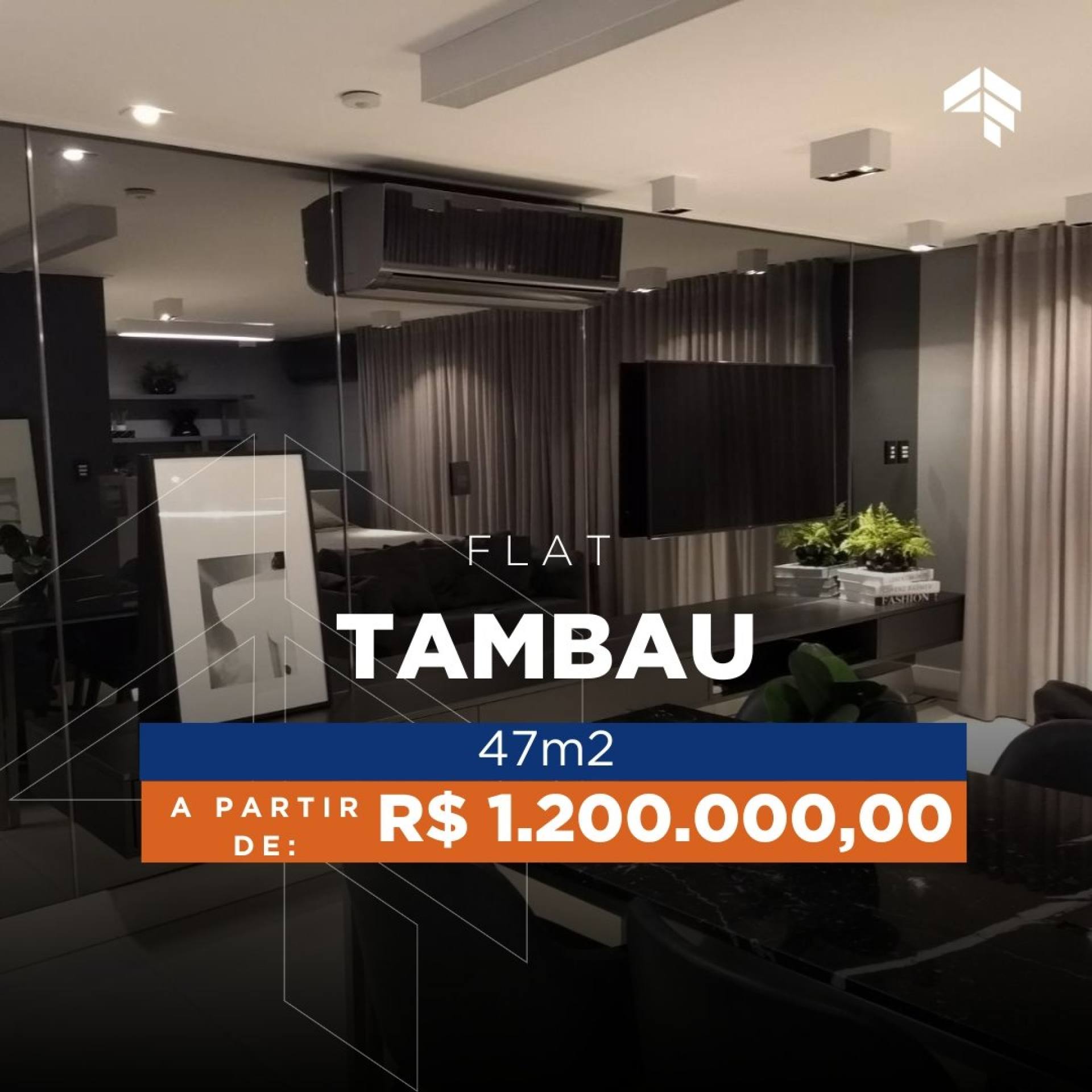 Apartamento com 1 Suíte à venda, 47 m² por R$ 1.200.000,00 - Tambaú - João Pessoa/PB