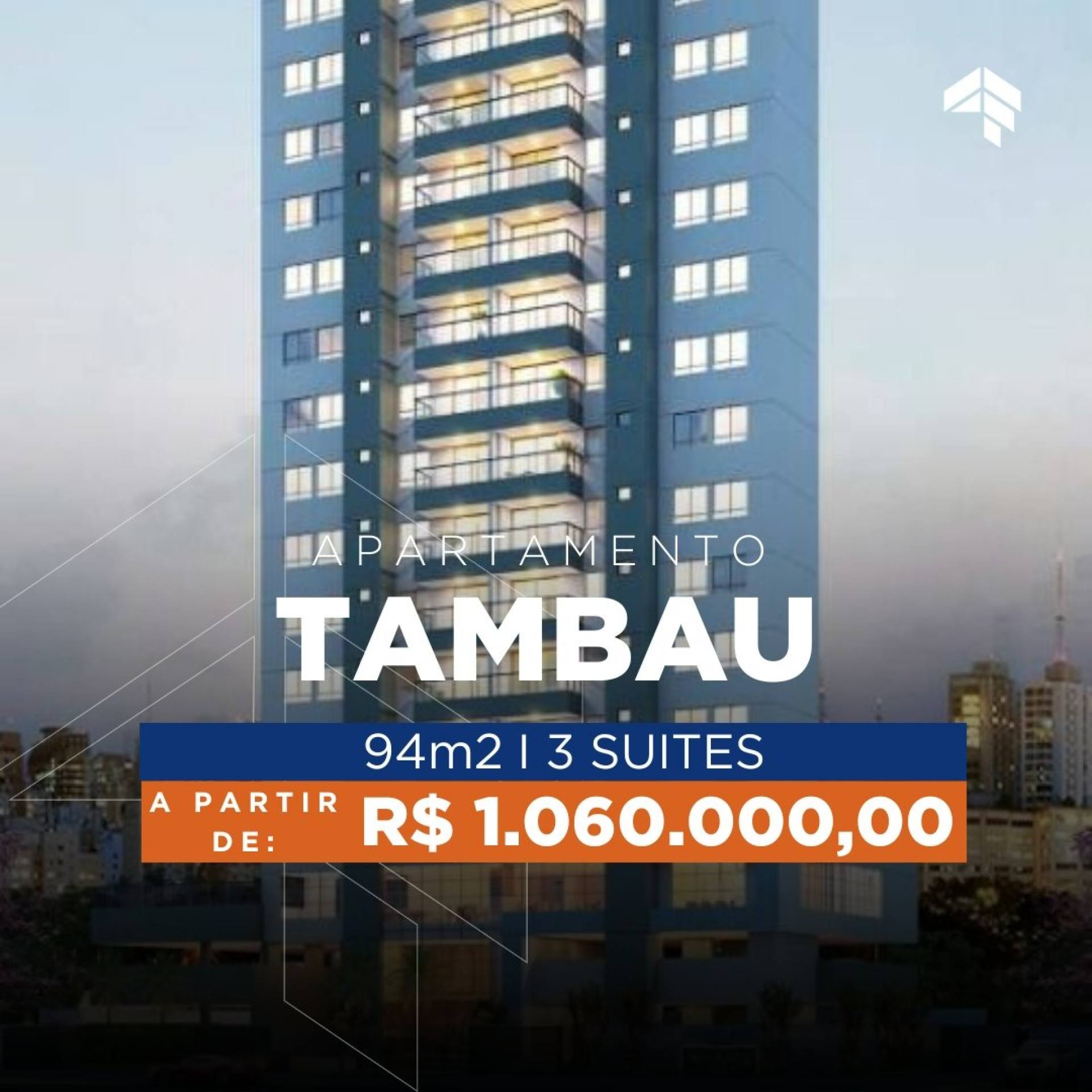 Apartamento com 3 Suítes à venda, 93 m² por R$ 1.060.000 - Tambaú - João Pessoa/PB